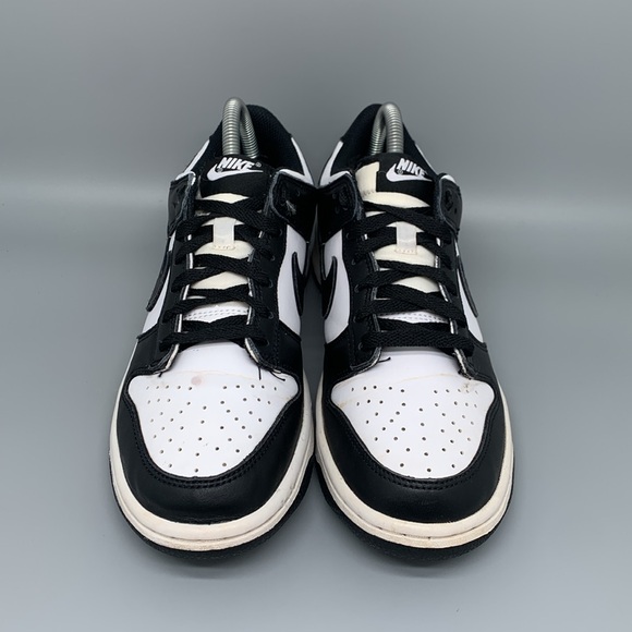 Nike Dunk Low Retro Panda Shoes CW1590-100 Youth Sz 7 Women's Sz 8.5 - Picture 2 of 10